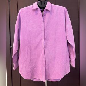Zara Pink Corduroy Jacket